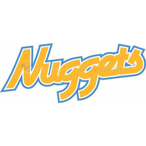 Denver Nuggets Iron-on Stickers (Heat Transfers)NO.989